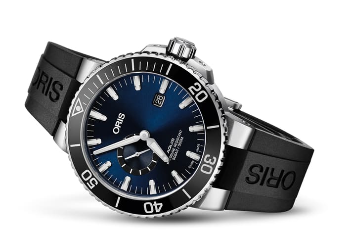 Rubber strap black - 07 4 24 64EB | Oris